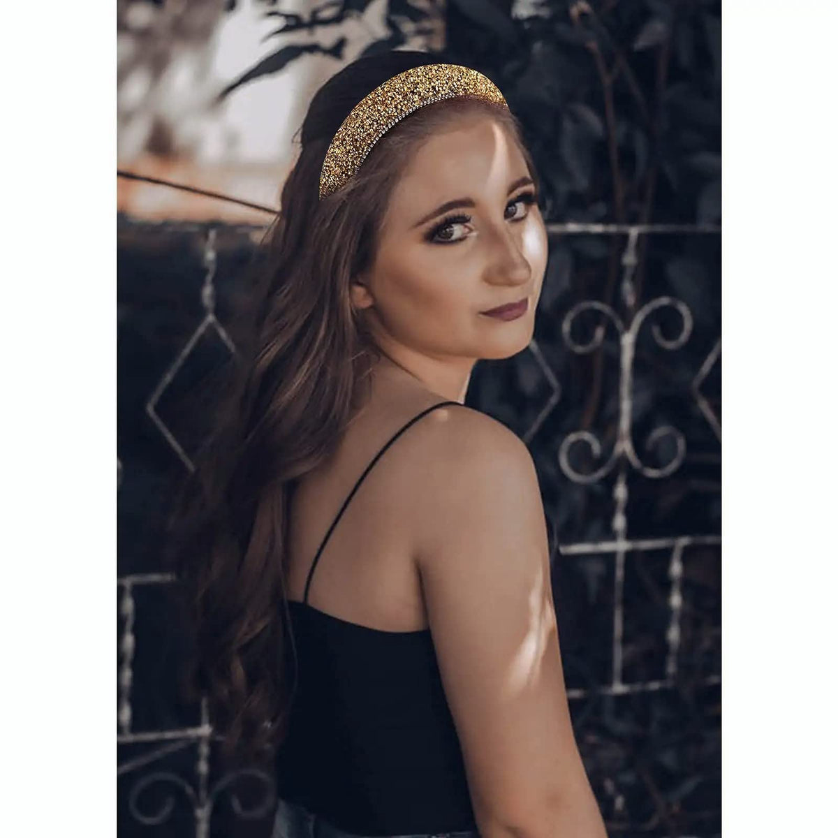 TERRIFI Rhinestone Headband Bling Sparkle Headbands Fashion Headbands Hair Accessories For Women Girls Gifts