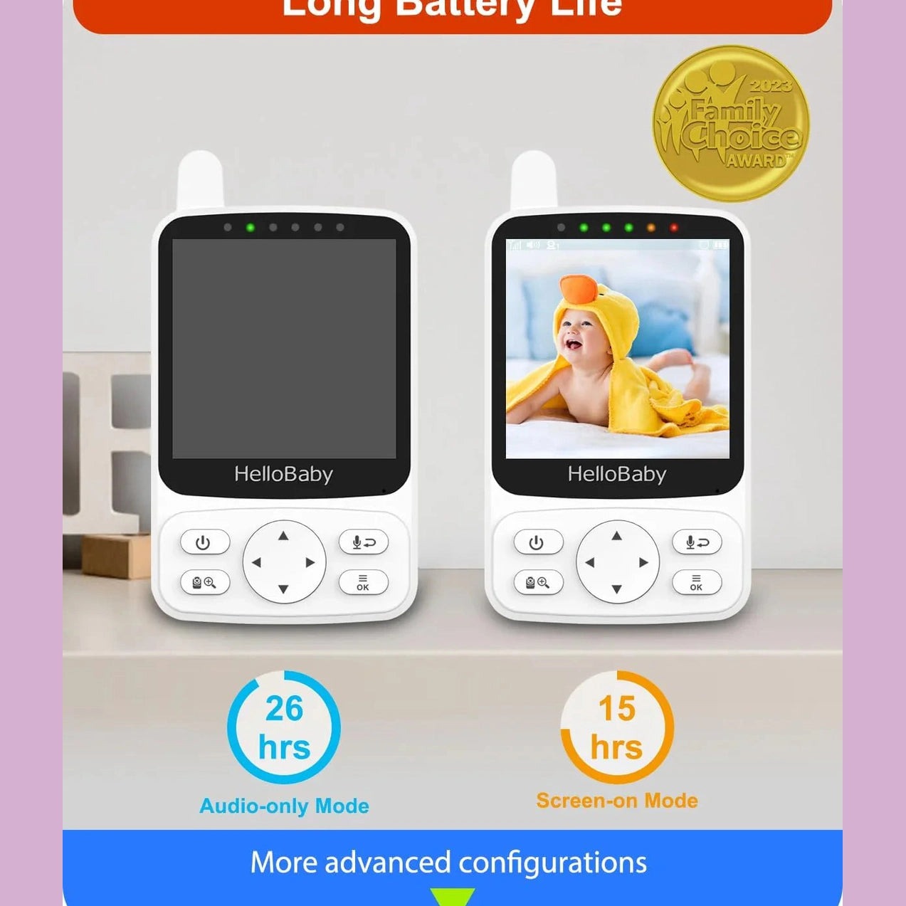 Hello Baby - 4inch Video Baby Monitor