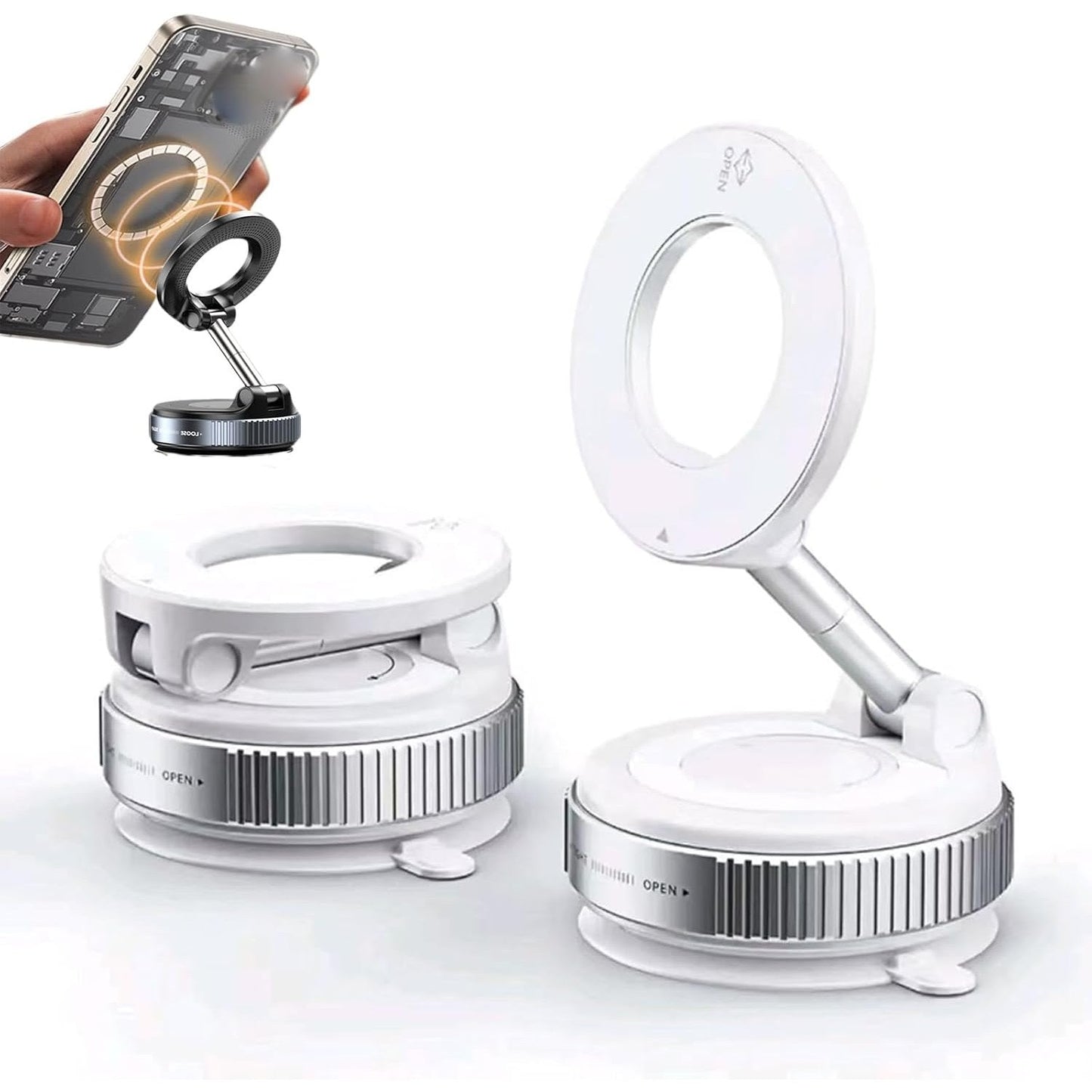 Magnetic foldable holder