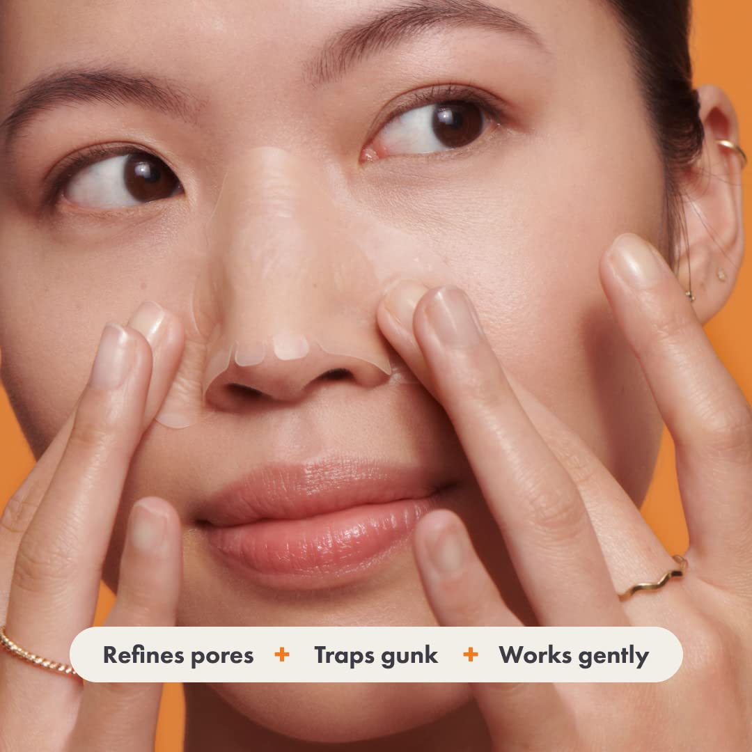 Mighty Patch Nose Pimple Patches from Hero Cosmetics, Large Hydrocolloid Pore Strips, Dermatologist Approved, Overnight, Pimple Stickers to Absorb Acne Nose Gunk, 10 Count - Medaid International
