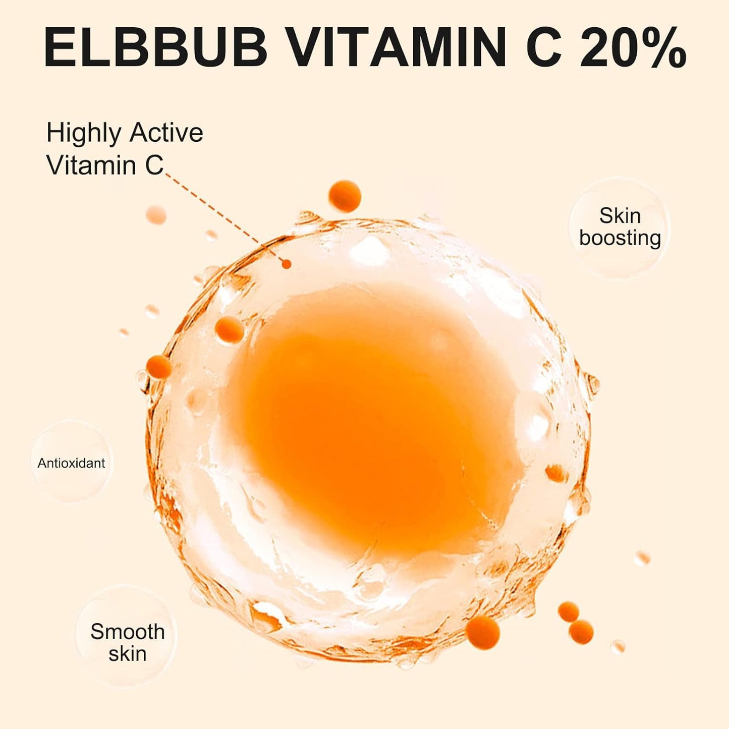 Premium 20% Vitamin C Serum For Face with Hyaluronic Acid, Retinol & Amino Acids - Boost Skin Collagen,Hydrate & Plump Skin, Anti Aging & Wrinkle Facial Serum (4 Fl Oz (Pack of 1)) - Medaid International