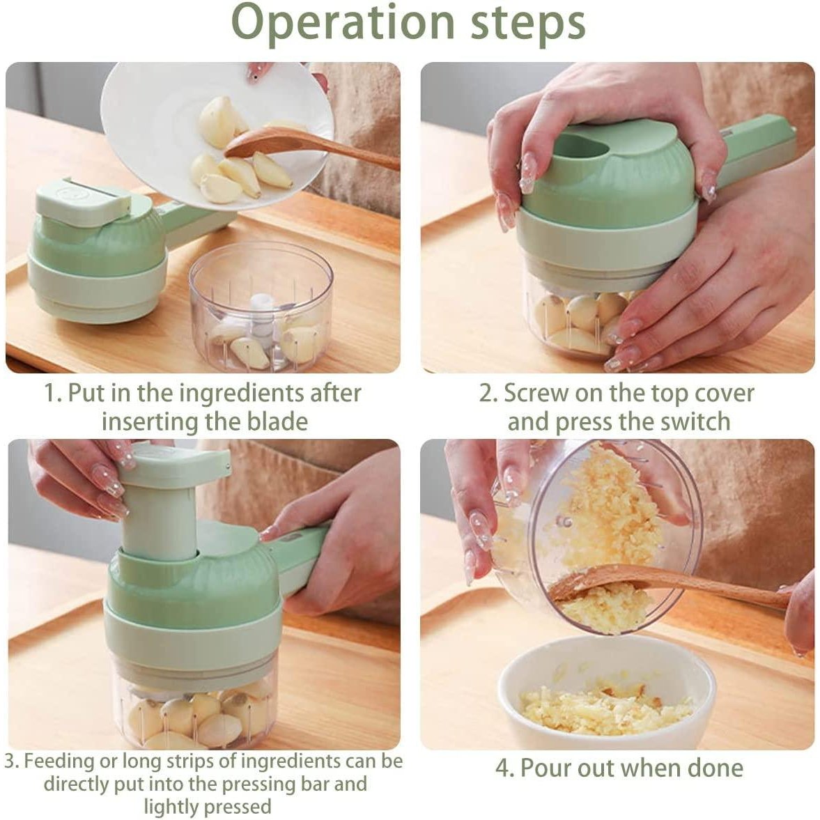 4 in 1 Food Chopper