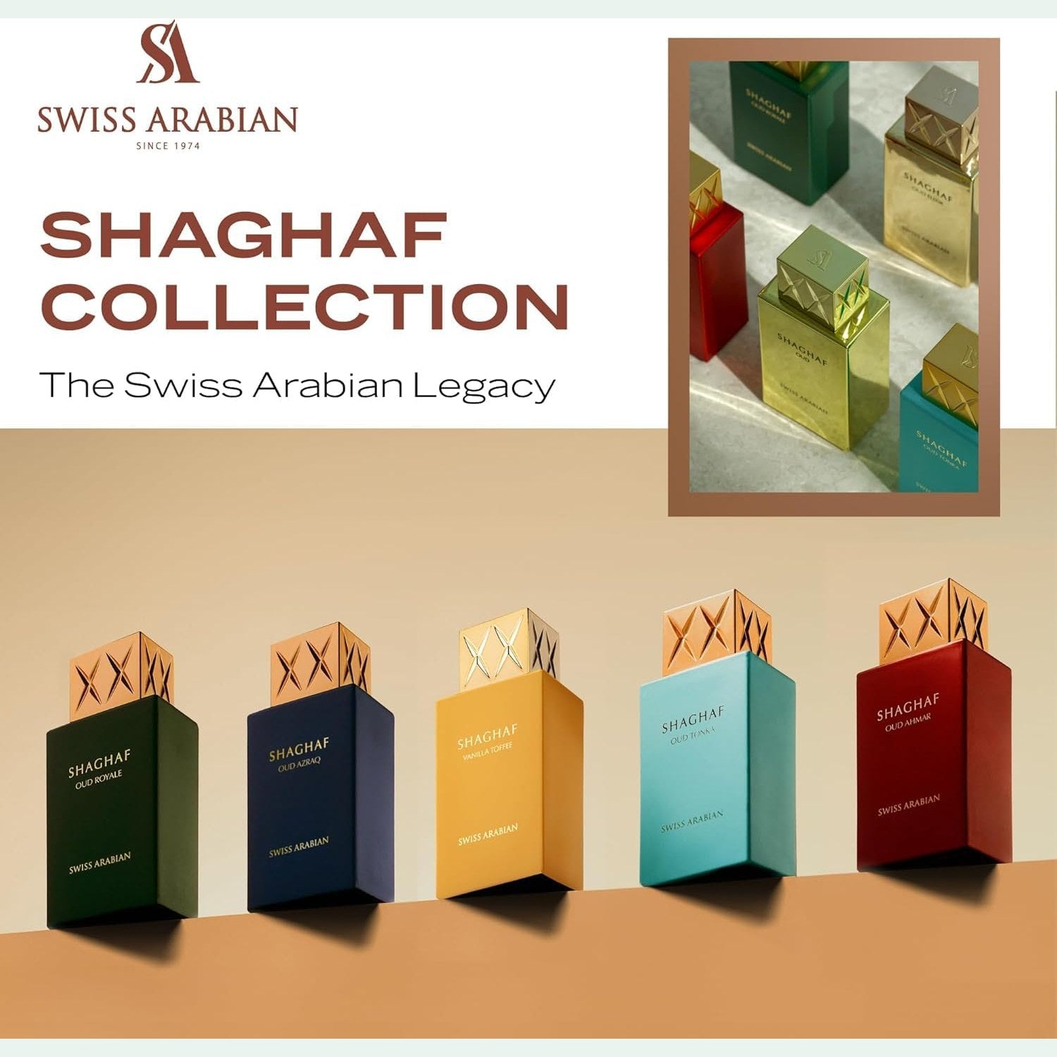 Swiss Arabian Shaghaf (Feminine) - Luxury Products From Dubai - Long Lasting Personal EDP Spray Fragrance - A Seductive Signature Aroma - 2.5 Oz - Medaid International