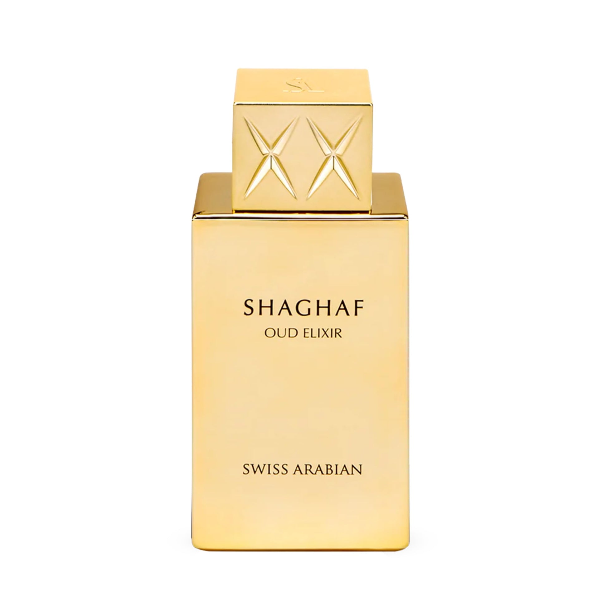 Swiss Arabian Shaghaf Oud Elixir Oud, Gourmand, Amber Fragrance - Notes of Saffron - Perfume for Women and Men - 2.5 oz EDP Spray - Medaid International