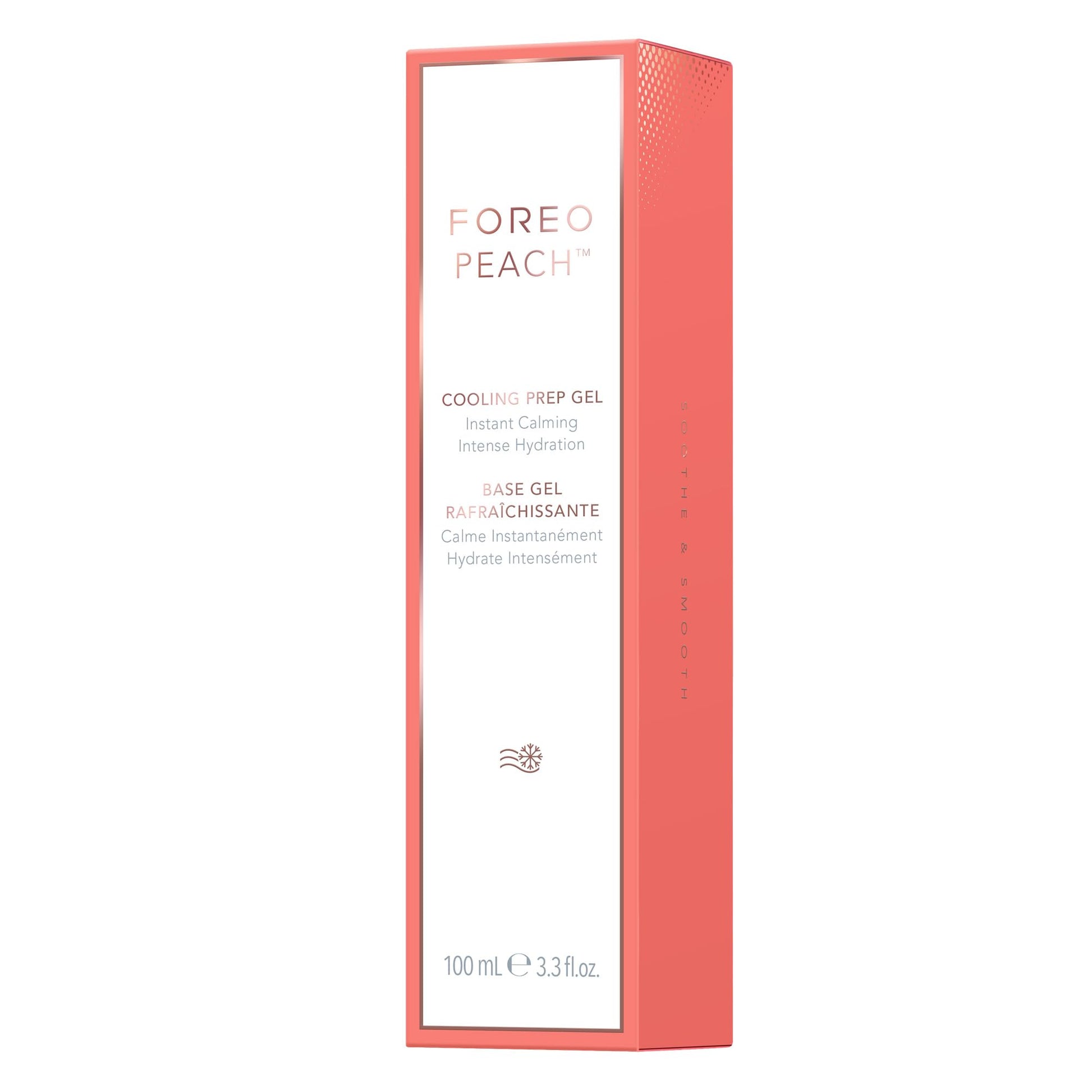 FOREO PEACH Cooling Prep Gel - Laser Hair Removal - Calming & Hydrating - 17 plant extracts, HA & Panthenol - Pain-free Hair Removal - During Treatment & Post- IPL Care - 3.3 fl.oz - Medaid International