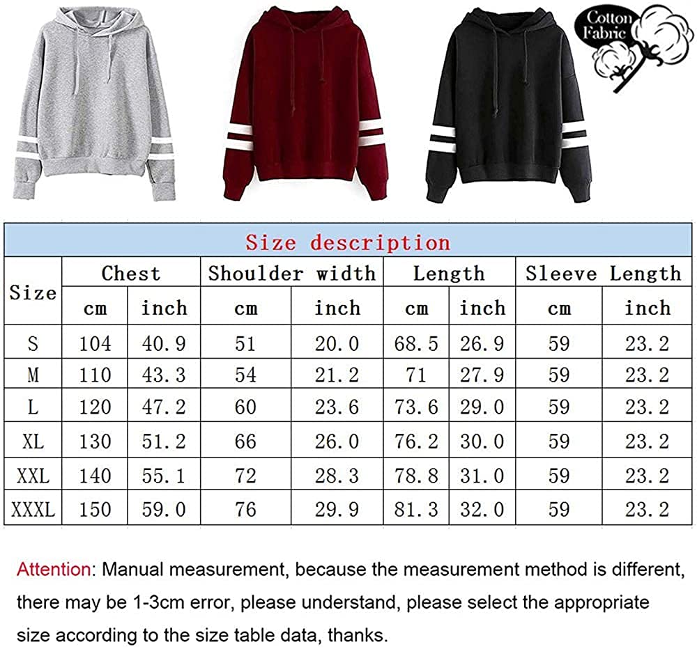 KASTWAVE Friends Hoodies for Women, Long Sleeve Drawstring Fleece Letters Print Hooded Pullovers Autumn Fashion Warm Sweatshirts Casual Loose Blouses Gift for Friends