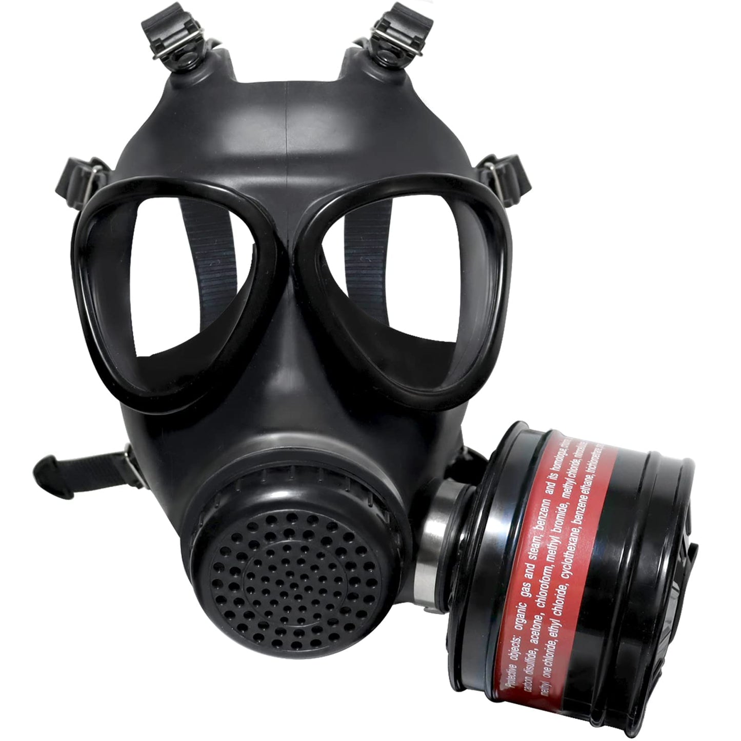 Lamanis Half Face Respirator, Reusable Chemical Respirator with 8 Pieces Cotton Filters, Drawing and Gas Goggles