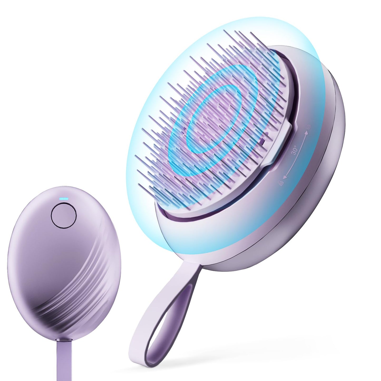 DYUHOOAO Scalp Massager Hair Growth Brush - Electric Head Massager Relax Scalp Stress - Unique Birthday Gifts for Women - Sonic Vibration Comb for Stimulating Follicles - Purple - Medaid International