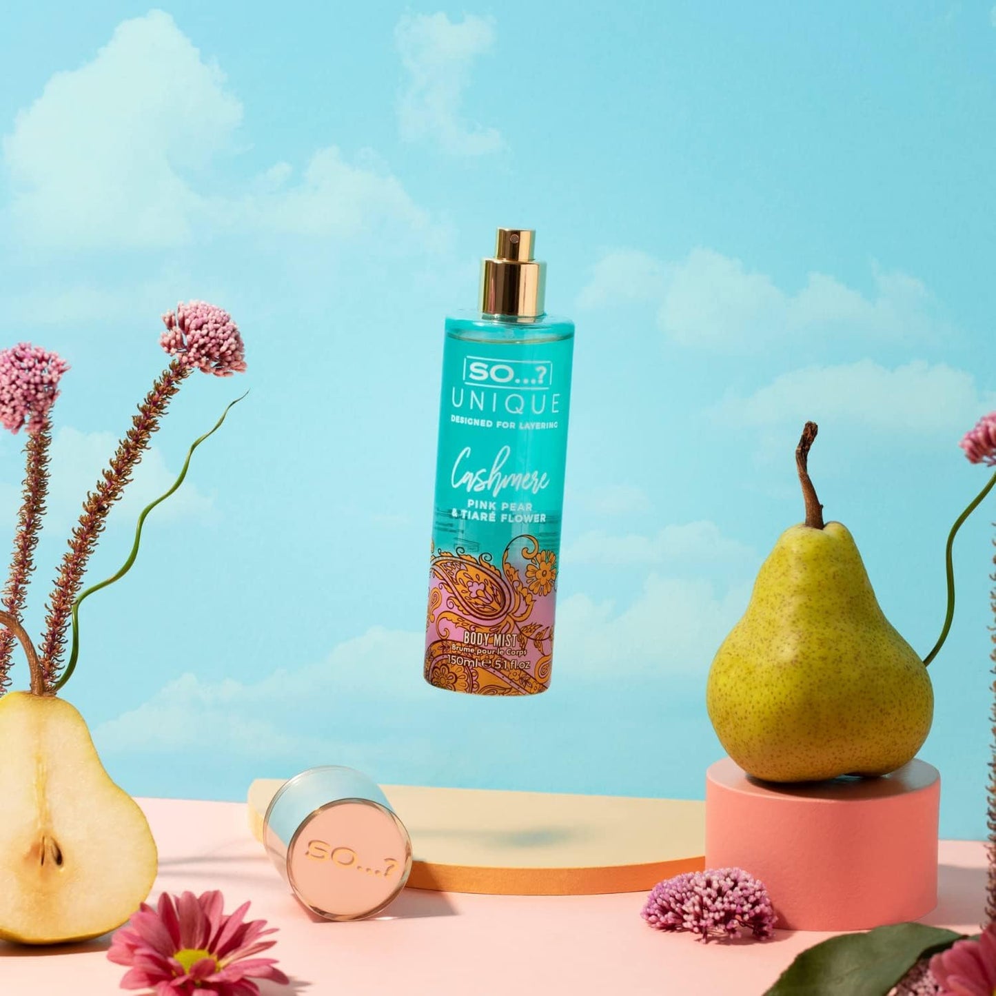 So…? Unique Body Mist Set - Perfumes for Women - Body Spray for Women - Vegan, Cruelty Free - Travel Size Gift Set - 650 to 1000 Sprays - 4 pcs - Medaid International