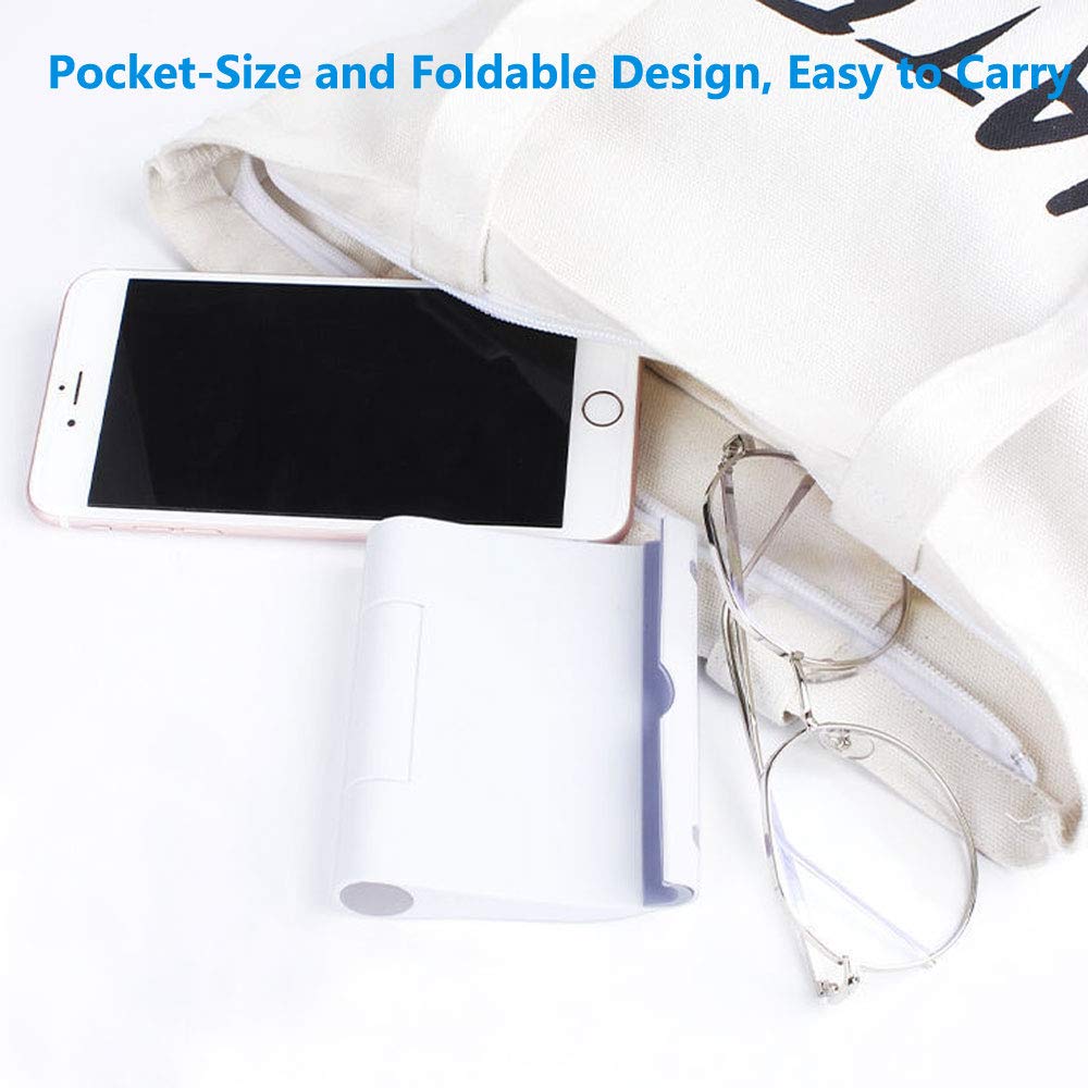 VOVIGGOL 2 Pack Cell Phone Stand for Desk, Foldable Cell Phone Holder Mobile Stand Phone Dock, Adjustable Tablet Stand Holder Compatible with iPhone 16 15 14 13 12 11 Pro Max iPad Samsung (Black) - Medaid International