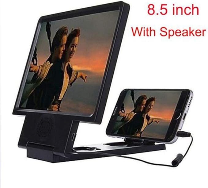 3D Phone Screen Magnifier – Mobile Amplifier with Stand