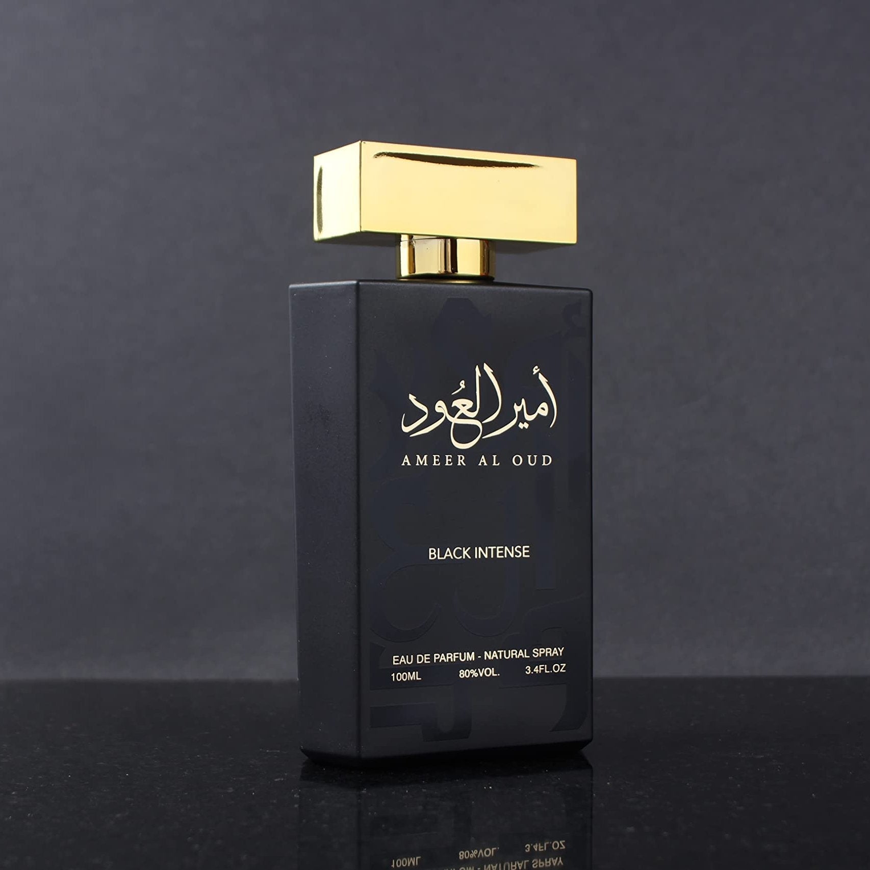 ††† Upscale Perfume & Oud Ameer Al.Oud Black Intense Eau De Parfum Unisex Spray - 3.4 Fl Oz (100 ml) عطر امير العود بلاك انتنس - Medaid International