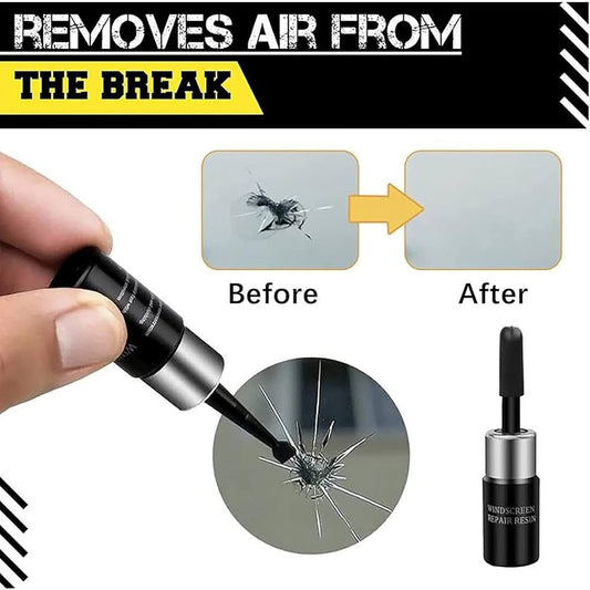 Windshield Repair Kit طقم إصلاح زجاج السيارة