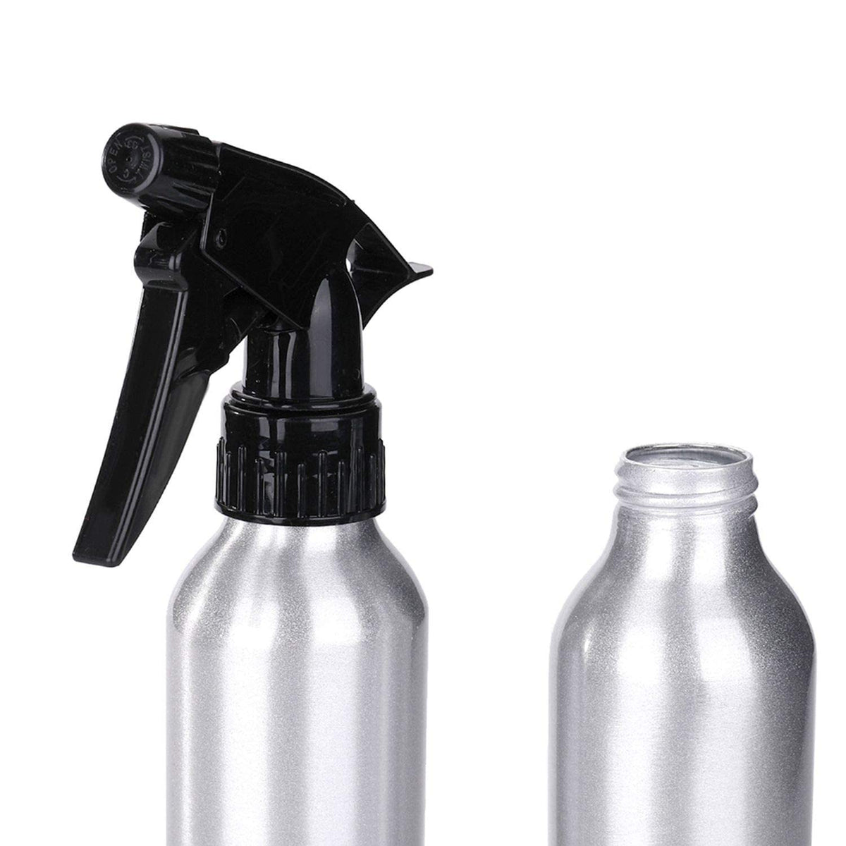 TERRIFI 250ml Empty Aluminum Spray Bottle, 2pcs Reliable Sprayer Empty Spray Bottles Atomizer Mist Perfume for Hairdressing Green Soap Flowers Water Sprayer Tool