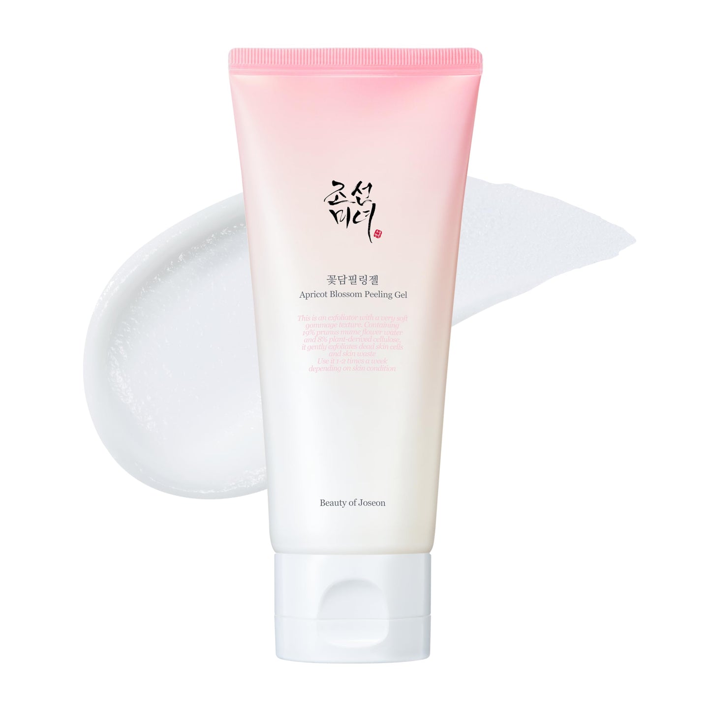 Beauty of Joseon Apricot Blossom Peeling Gel Soft Exfoliating Face with Green Plum Refreshing Cleanser Gel Type Deep Pore Cleansing - Medaid International