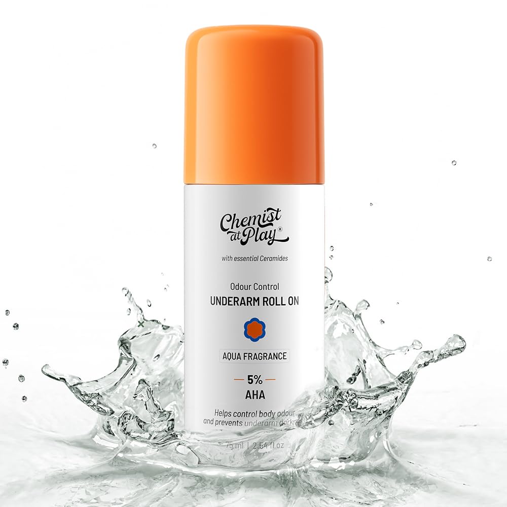 Chemist at Play 5% AHA Deodorant, Aluminum Free, Aqua, 1.35 oz