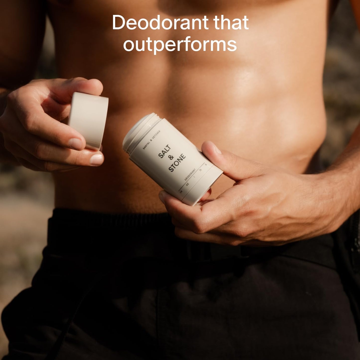 SALT & STONE Aluminum Free Deodorant | Extra Strength 48 Hour Protection for Women & Men | Made with Seaweed Extracts, Shea Butter & Prebiotics (Bergamot & Hinoki) - Medaid International