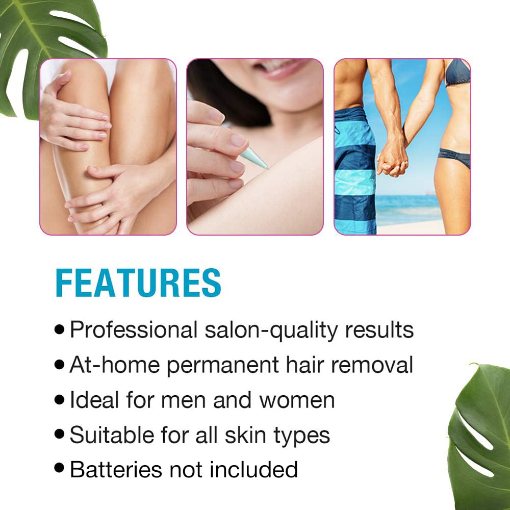 Clean + Easy Electrolysis Machine for Permanent Hair Removal - Non-Laser, Painless Electrolysis Hair Removal for Face & Body, At-Home Remover Device - Medaid International