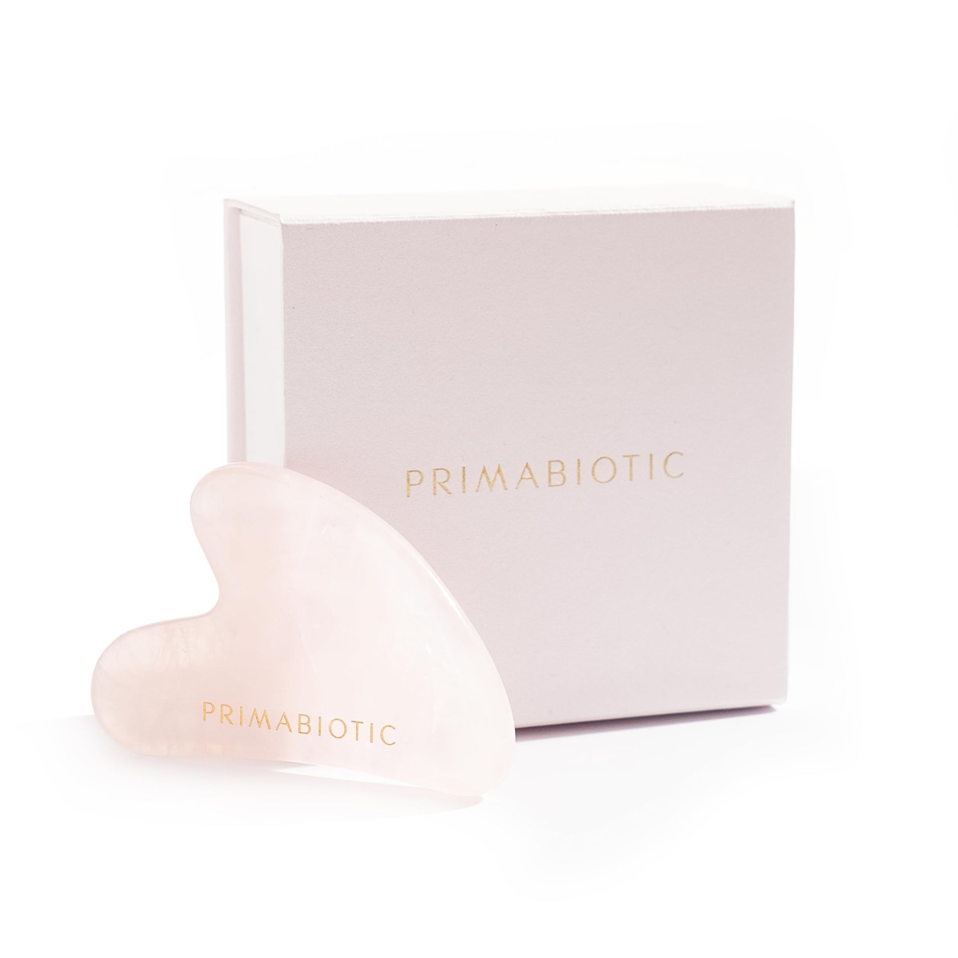 PRIMABIOTIC Gua Sha Stone – Facial Massage Tool for Wrinkles – Rose Quartz Guasha – Skin Care – Beauty Products – Massage Tool for Skin Care – Anti-Aging - Medaid International