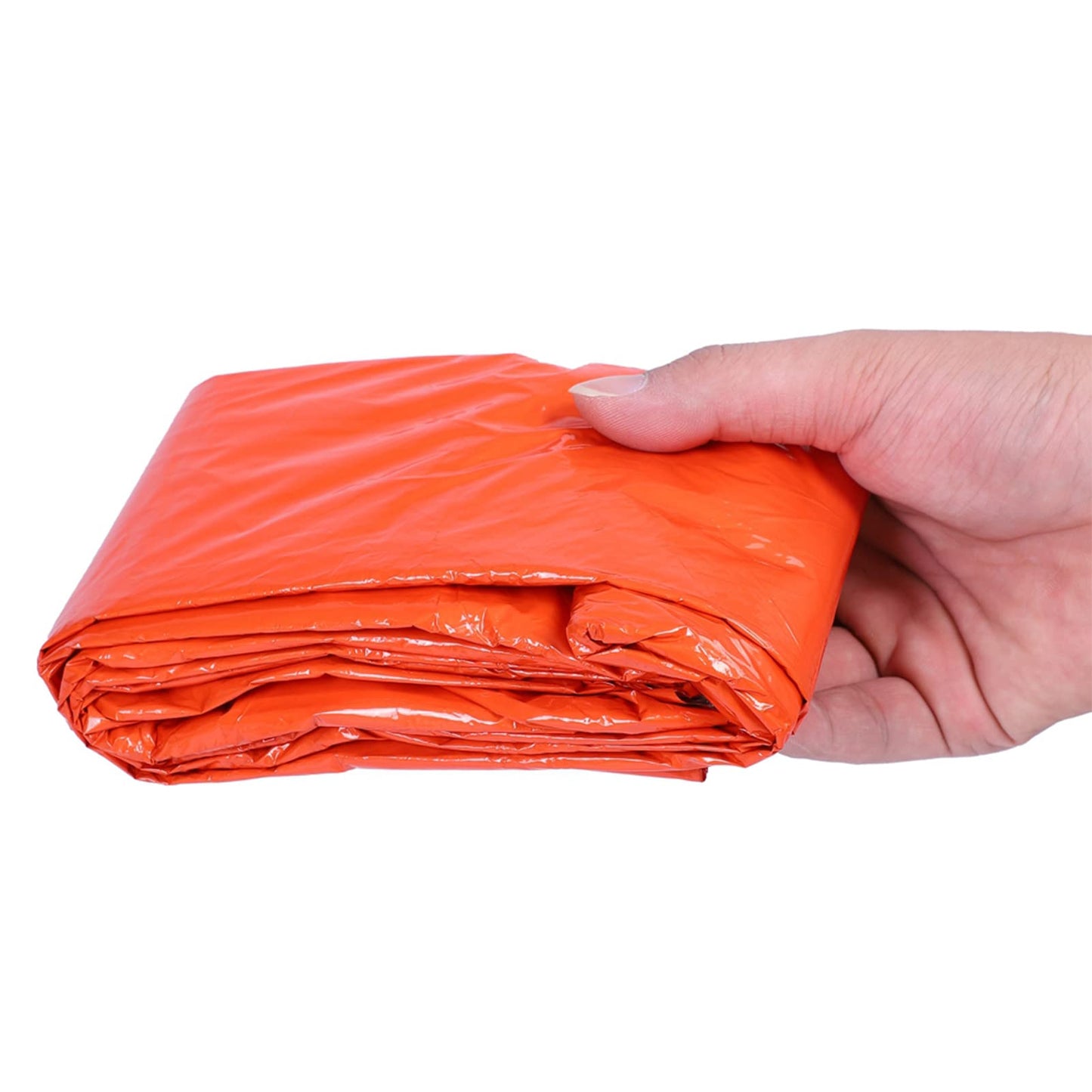 Survival Gear, Emergency Sleeping Bag PE Material Bivy Sack with Small Size for Outdoor Sleeping