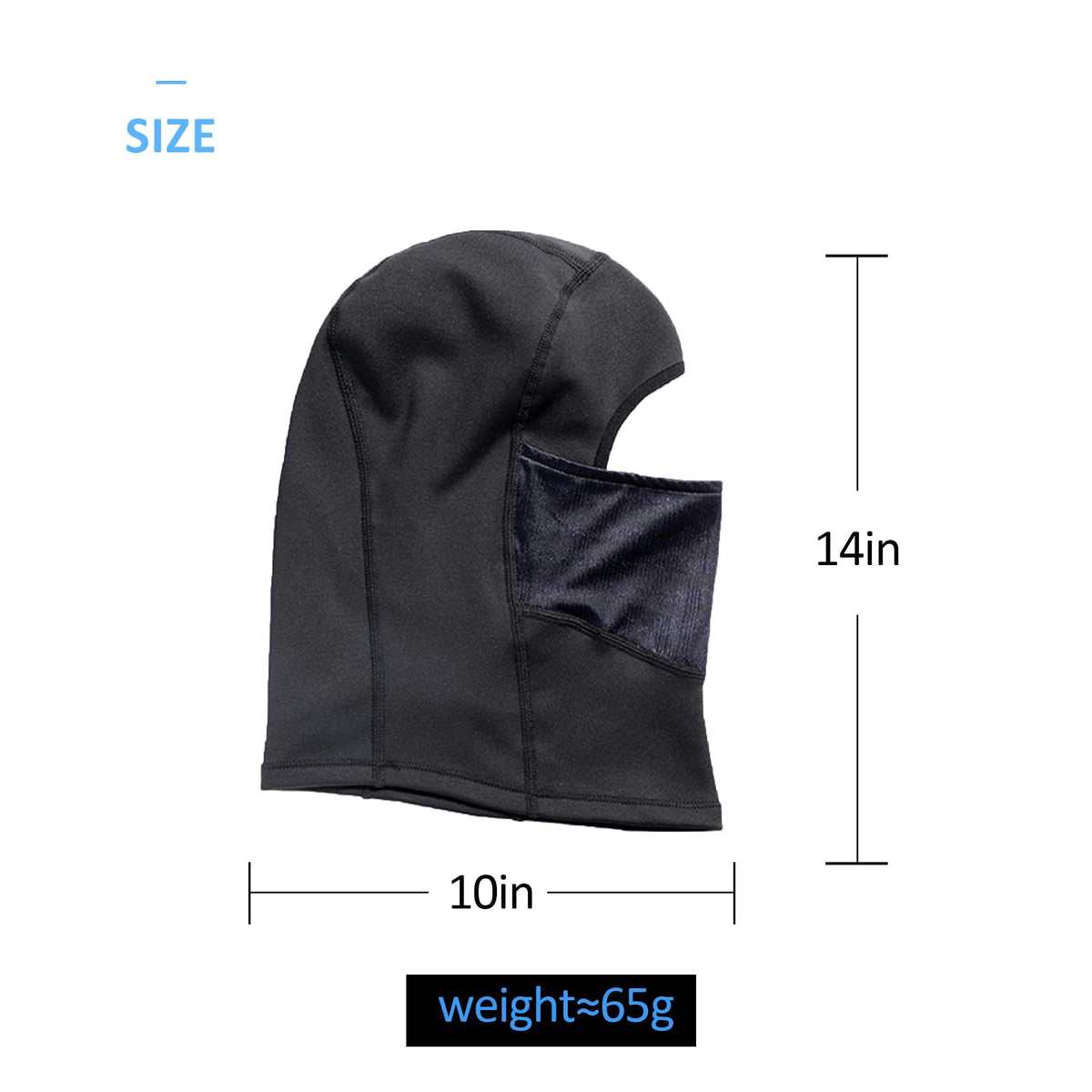 KASTWAVE Thermal Balaclava Face Mask for Men and Women, Breathable Ski Head Cover with Drawstring Pouch, Ideal for Athletic and Motorcycle Use