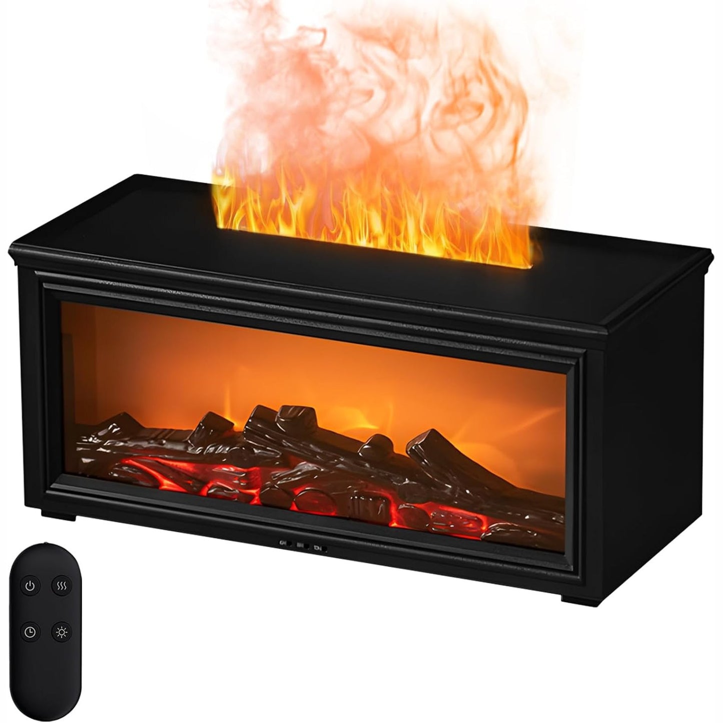 280ml Simulated Charcoal Fireplace Aroma Humidifier