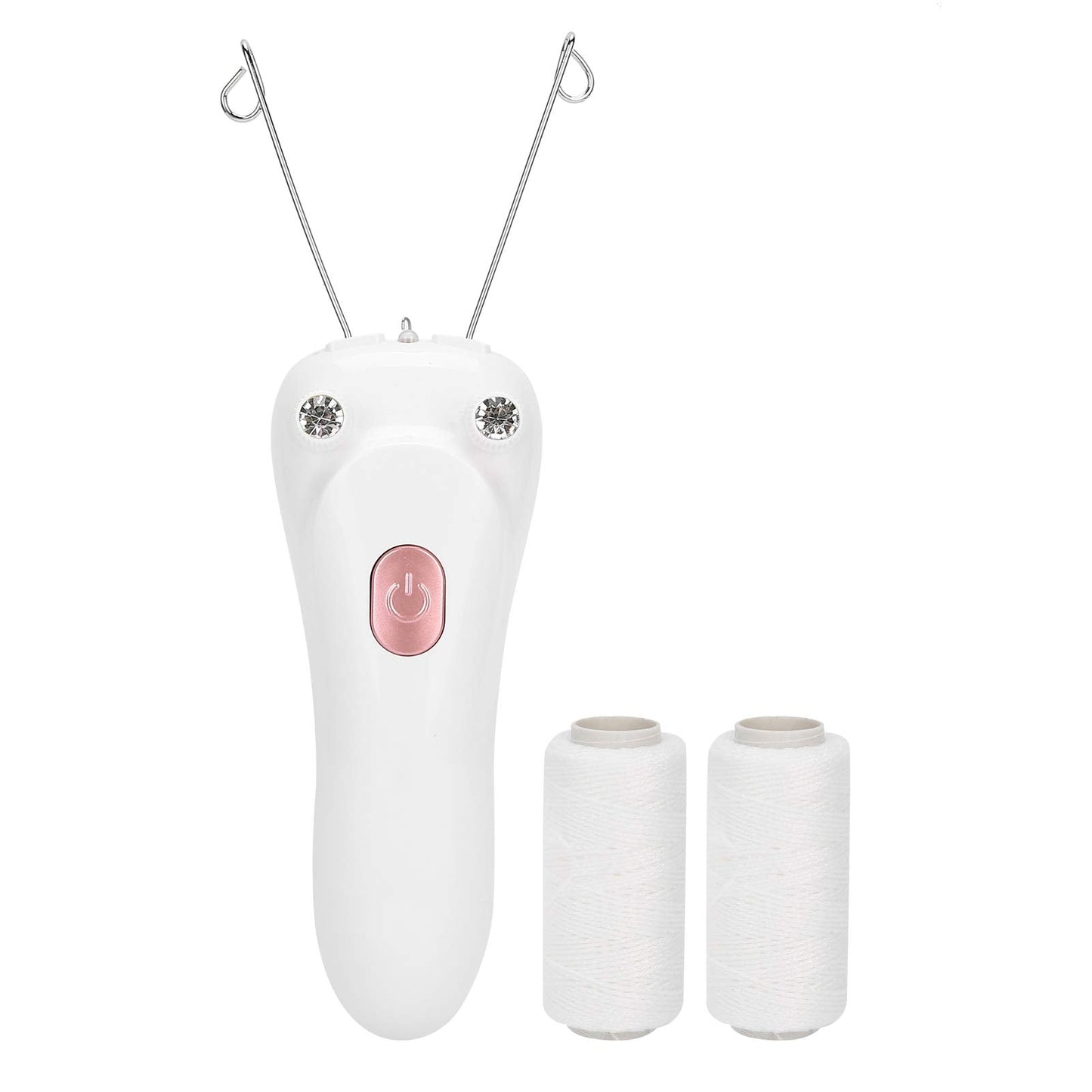 Ladies Facial Hair Remover Electric Women's Beauty Epilator, Cordless Electric Facial Threading Hair Removal for Women, Rechargeable Face Hair Remover Cotton Thread Epilator Body Hair Removal Device - Medaid International