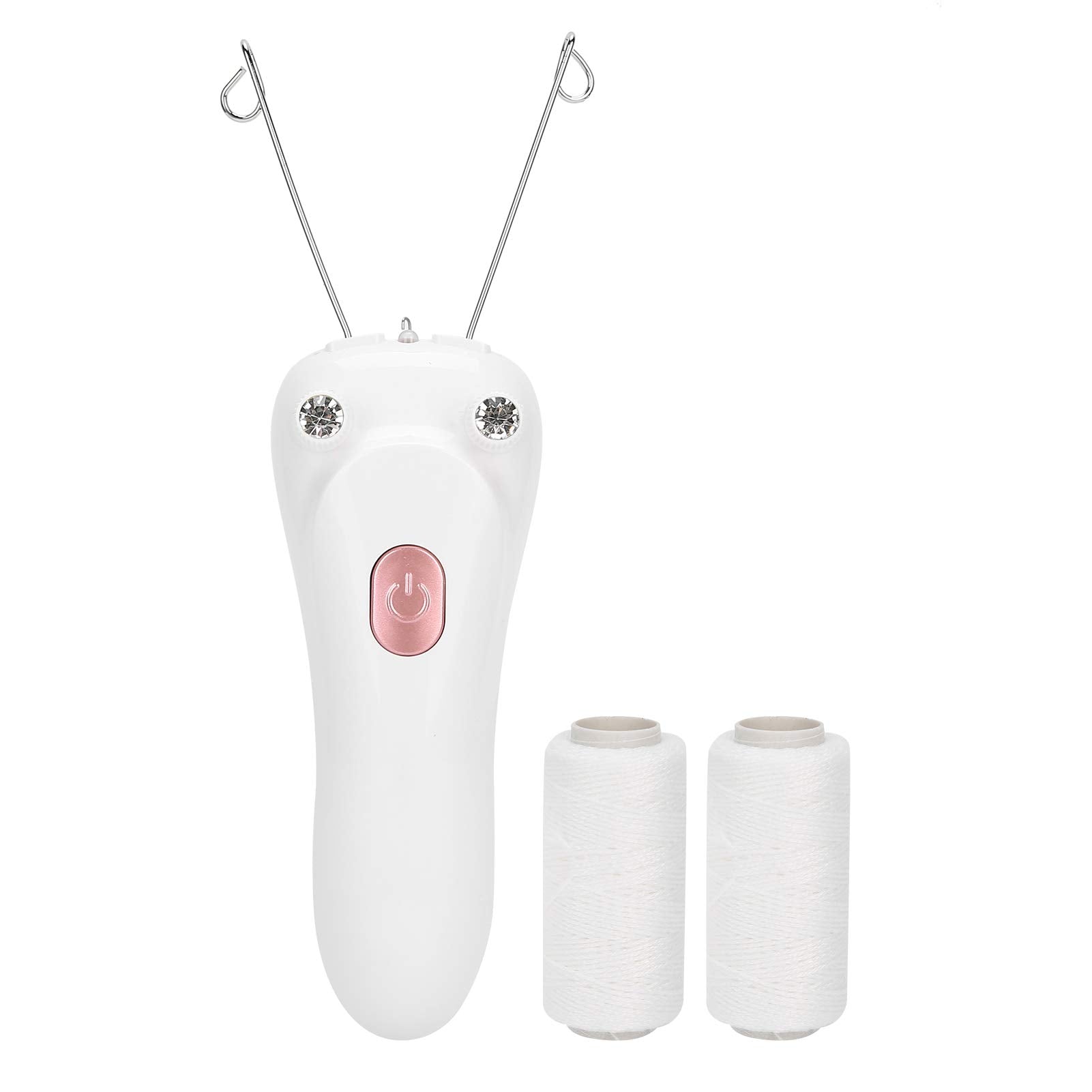 Ladies Facial Hair Remover Electric Women's Beauty Epilator, Cordless Electric Facial Threading Hair Removal for Women, Rechargeable Face Hair Remover Cotton Thread Epilator Body Hair Removal Device - Medaid International