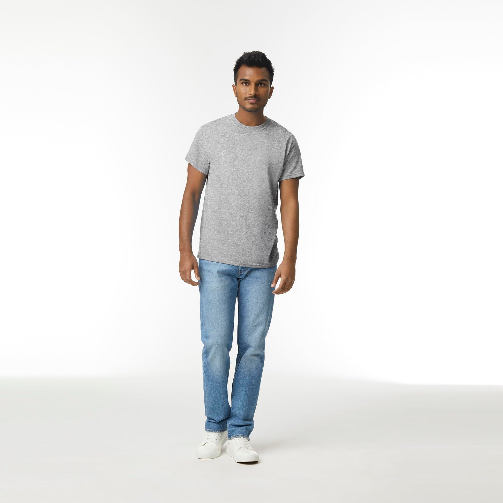 Gildan Adult Ultra Cotton T-Shirt, Style G2000, Multipack, Sport Grey (2-Pack), 5X-Large - Medaid International