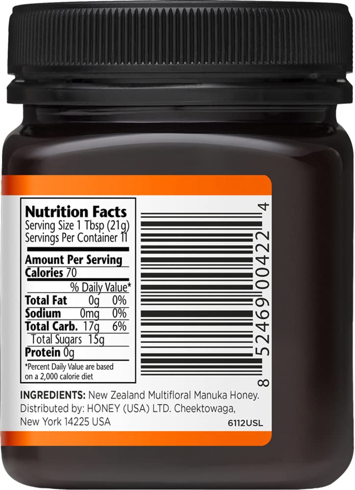Manuka Doctor - MGO 80+ Manuka Honey Multifloral, 100% Pure New Zealand Honey. Certified. Guaranteed. Raw. Non-GMO (8.75oz) - Medaid International