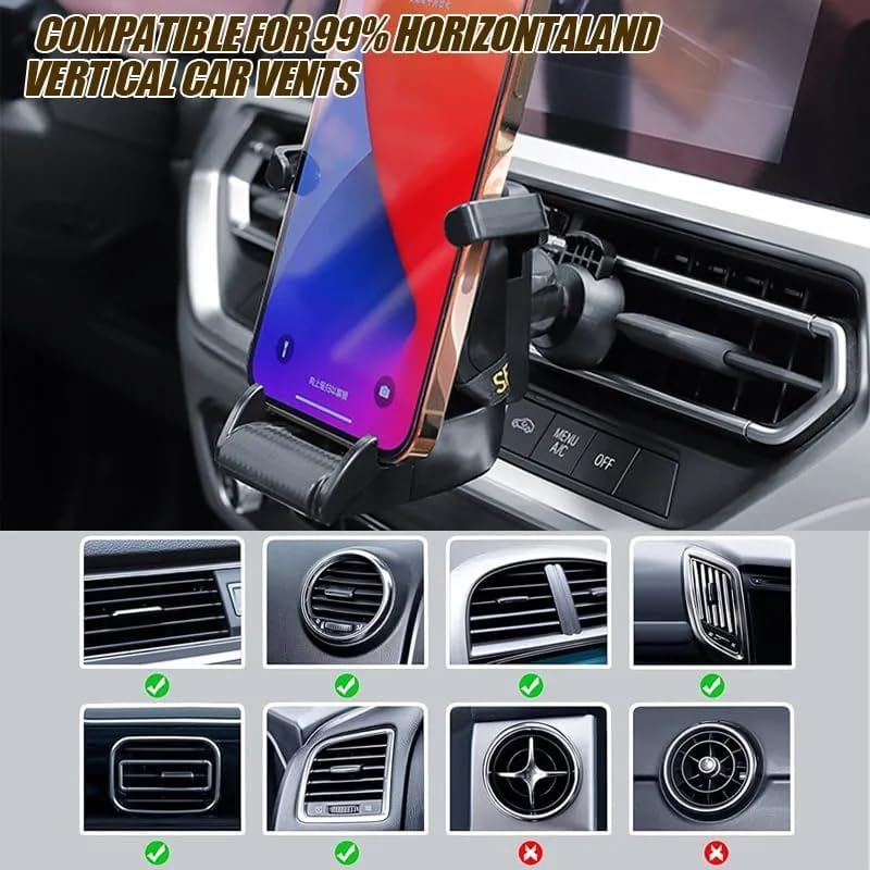 Carbon Fiber Sports Car Seat Phone Holder - Medaid International