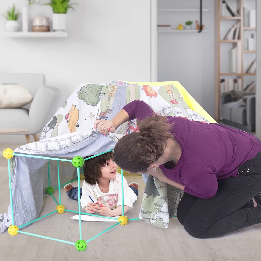 Kids Fort Building Kit – 100 Pieces Set