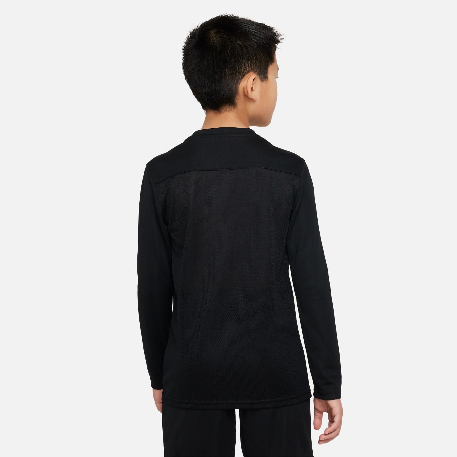 NIKE Unisex Kids Y Nk Dry Park VII JSY Ls Long Sleeved T-Shirt, Black/White, Large - Medaid International