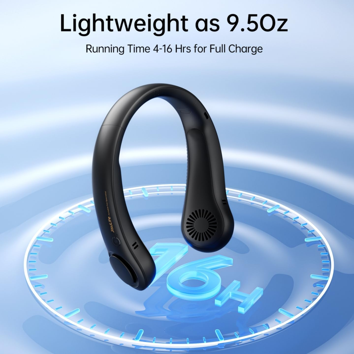 Portable Neck Fan – Hands-Free Bladeless Wearable Fan with Rechargeable Battery - Medaid International