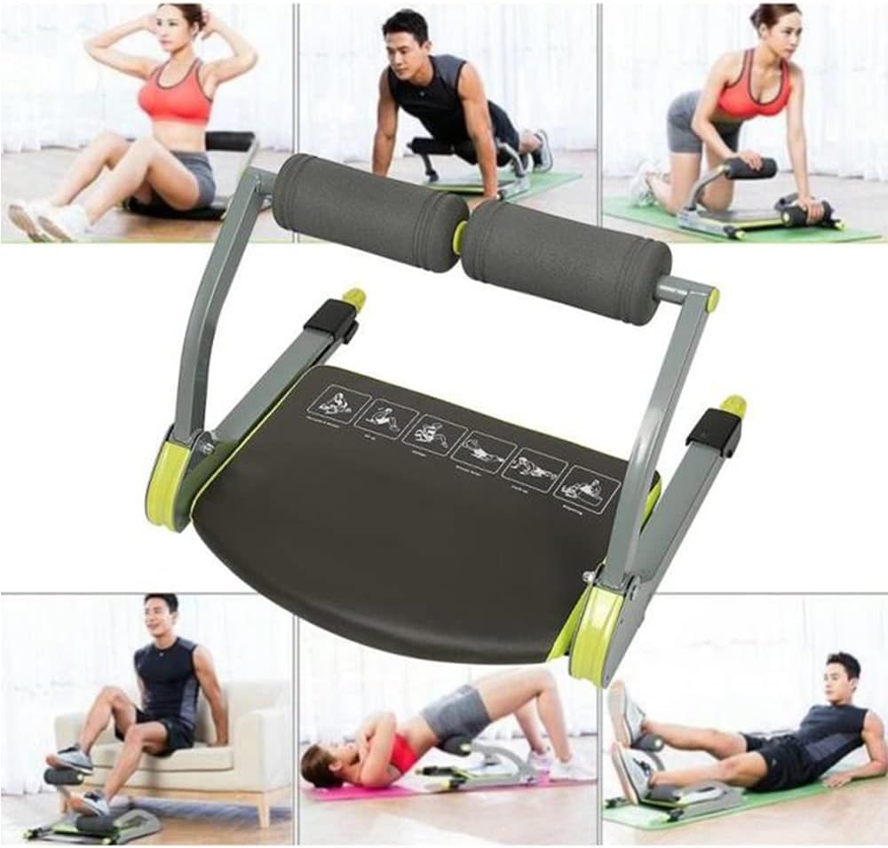6-in-1 Home Workout Station – Push-Up & Abs Trainer with Massage Support