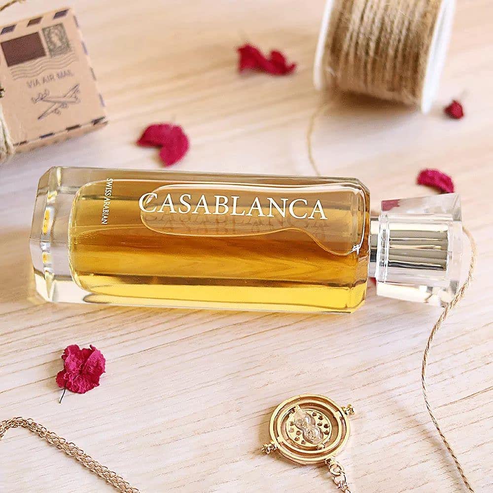 Swiss Arabian Casablanca - Luxury Products From Dubai - Long Lasting, Addictive Personal EDP Spray Fragrance - Seductive Signature Aroma - 3.4 Oz - Medaid International