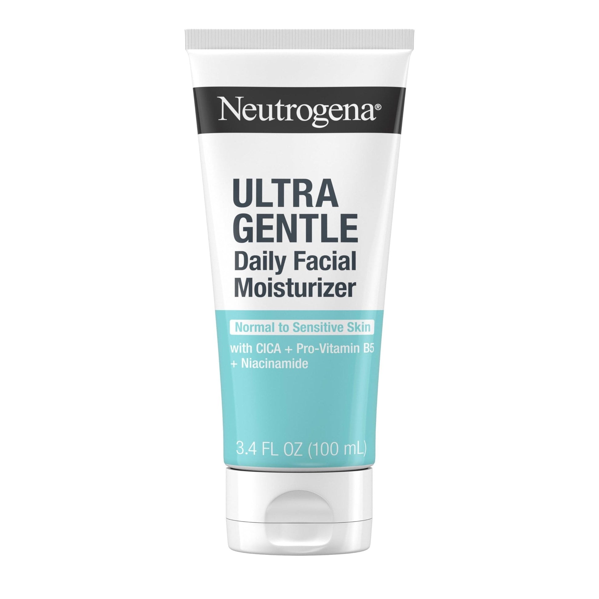 Neutrogena Fragrance Free Daily Facial Moisturizer, Face & Neck Moisturizer for Sensitive Skin with Vitamin B3, Pro-Vitamin B5 & Vitamin E Supports Skin's Dynamic Barrier, 3.4 fl. oz - Medaid International