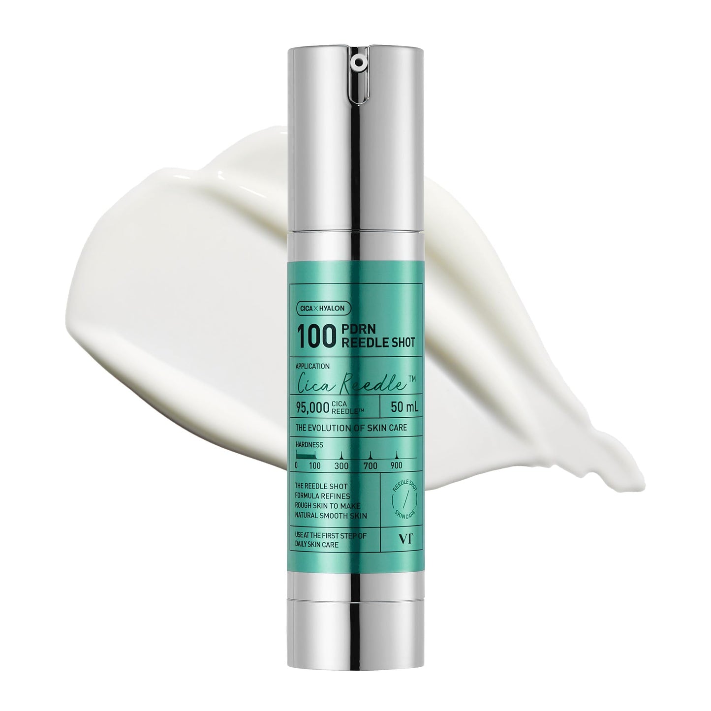VT COSMETICS PDRN Reedle Shot 100, Spicule Microneedling Serum, Vegan PDRN, Centella Asiatica, Hyaluronic Acid, Exfoliating & Plumping for Glass Skin, Korean Liquid Skin Booster 1.69 Fl Oz (50ml) - Medaid International