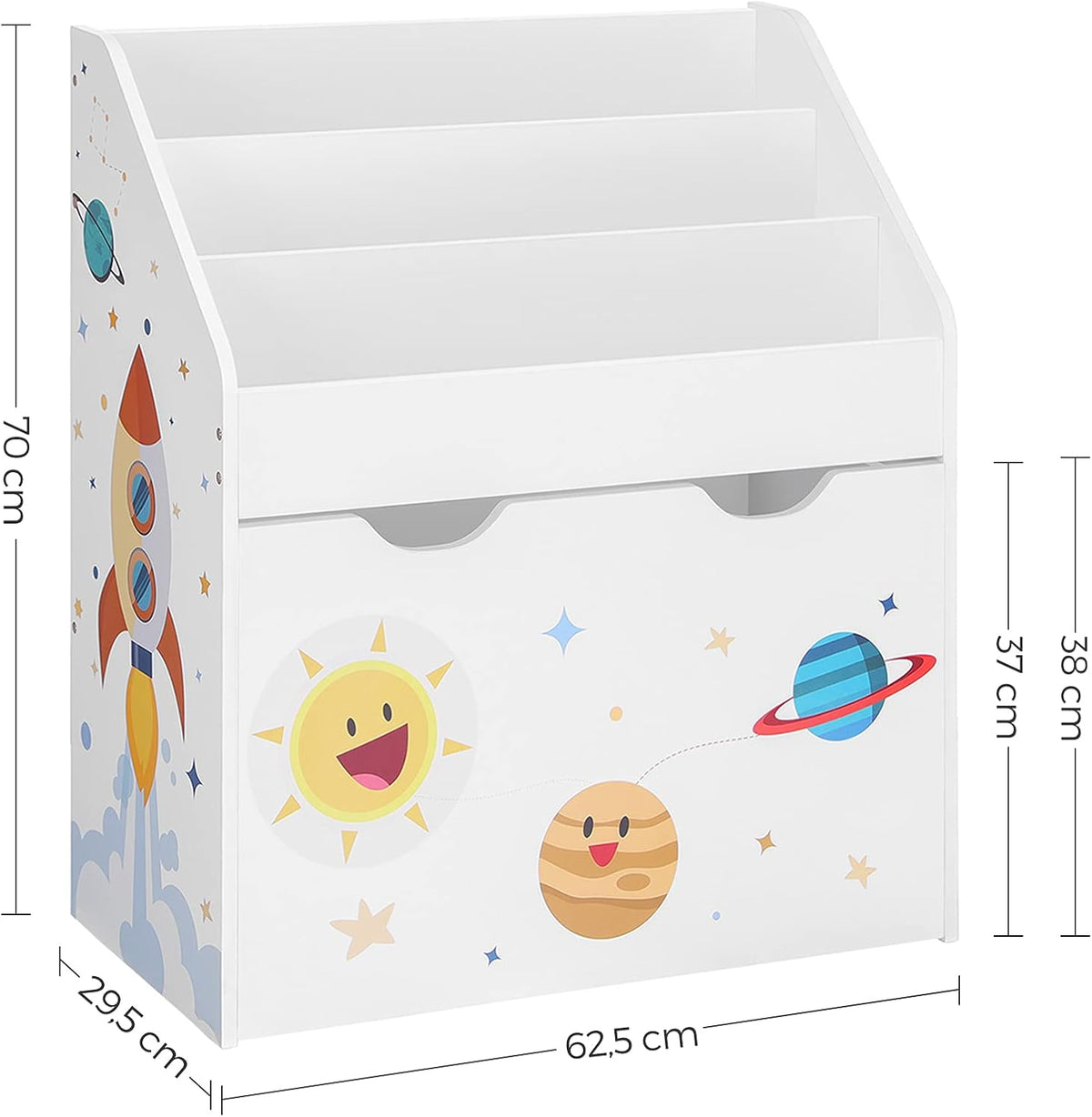SONGMICS Toy Organiser GKR41WT