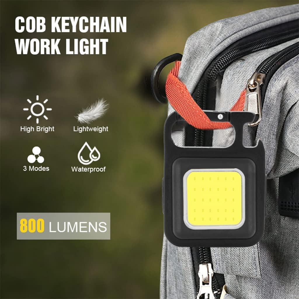 Magnetic Keychain Mini Flashlight