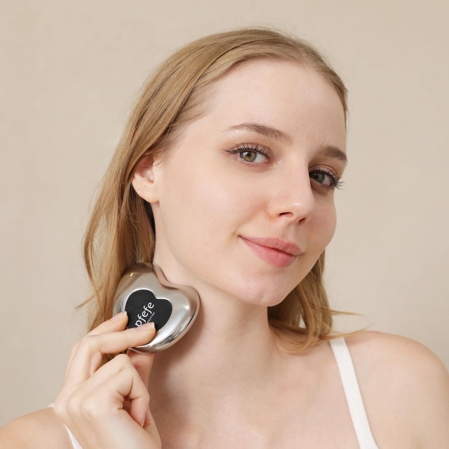 Pfefe Stainless Steel Cryo Gua Sha - Gua Sha Facial Beauty Tools - Metal Skin Care Gua Sha for Body SPA Face Neck Eye - Medaid International