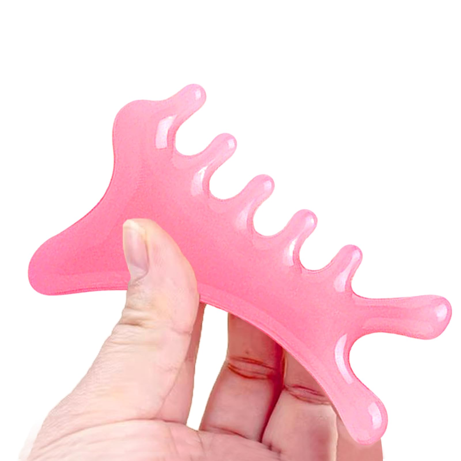 WOLAIYE 4-in-1 Massage Comb, Gua Sha Tool, Neck Body Face Eye Massager Tool for Jaw Lifting Lymphatic Drainage Nose Sculpting Stress Relief Home Office Care Gifts - Medaid International