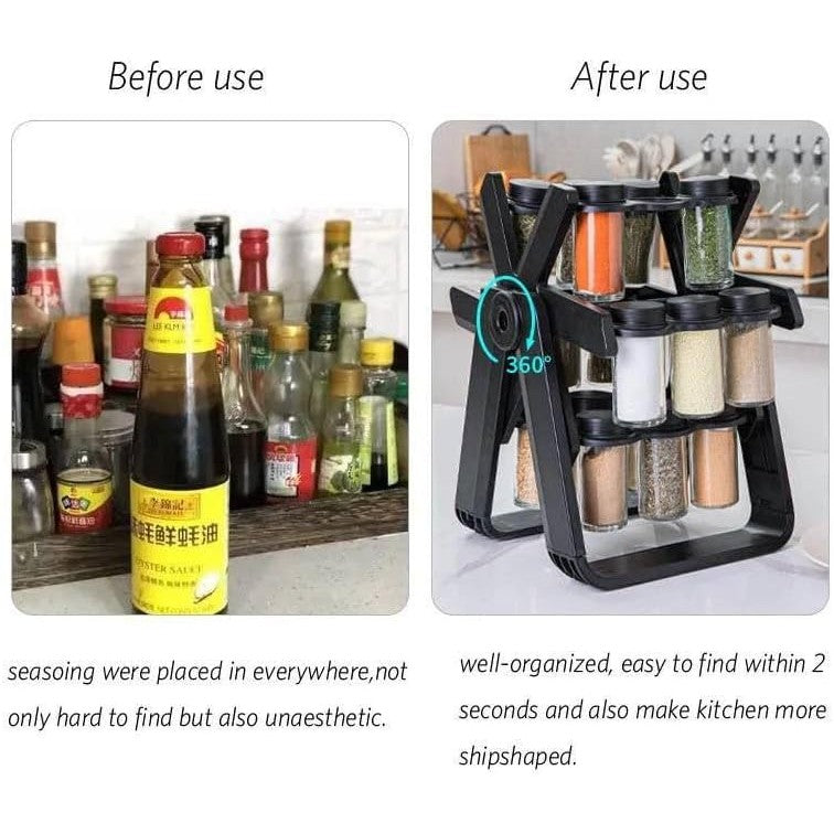 18-Jar Rotating Rack