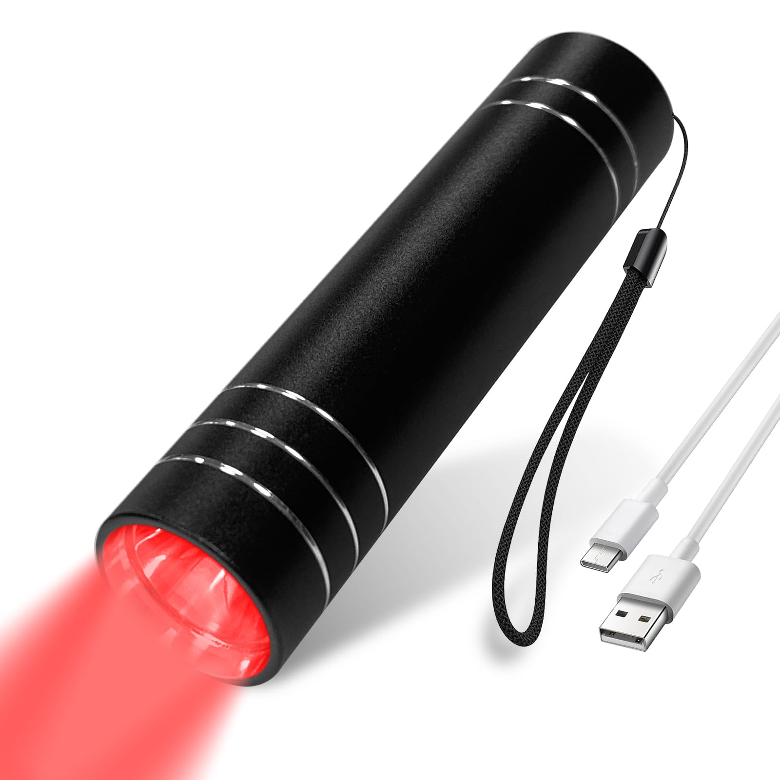 YKeluxon Infrared Red Light Therapy Device for Joint and Muscle, Portable Red Light Therapy Torch, Near Infrared Light for Body, Face, Neck, Back,Knee, 660nm 850nm LED Light Therapy Wand - Medaid International