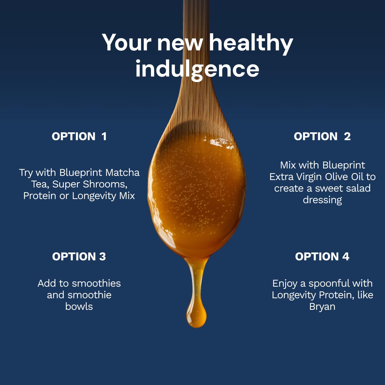 Blueprint by Bryan Johnson Manuka Honey - MGO 260+ - New Zealand Sourced - (8 oz) - Medaid International