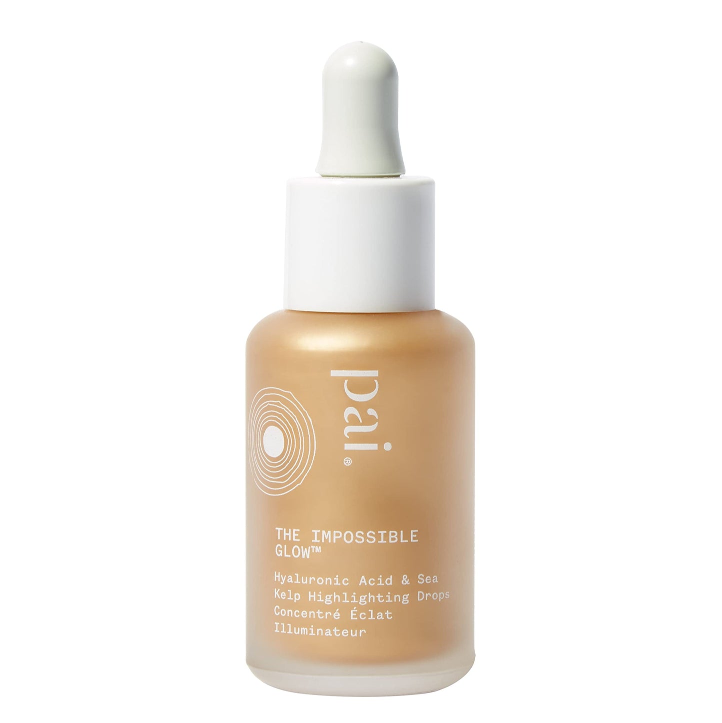 Pai Skincare - The Impossible Glow Organic Hyaluronic Acid + Sea Kelp Glow Drops | Natural, Vegan, Sensitive Skincare (Champagne, 1 fl oz | 30 ml) - Medaid International