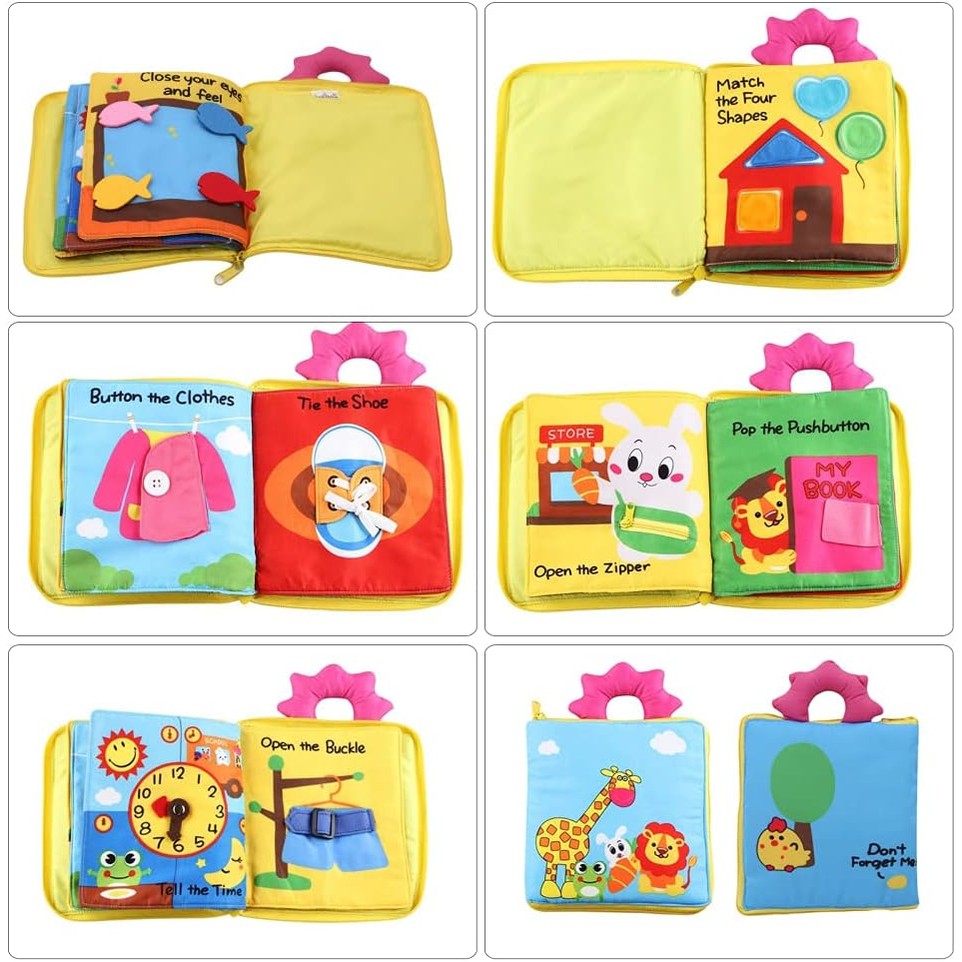 Tumama Kids - Baby Cloth Busy Book - Educational Book