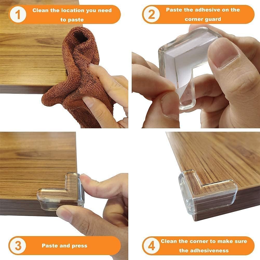 Transparent Silicone Corner Protectors