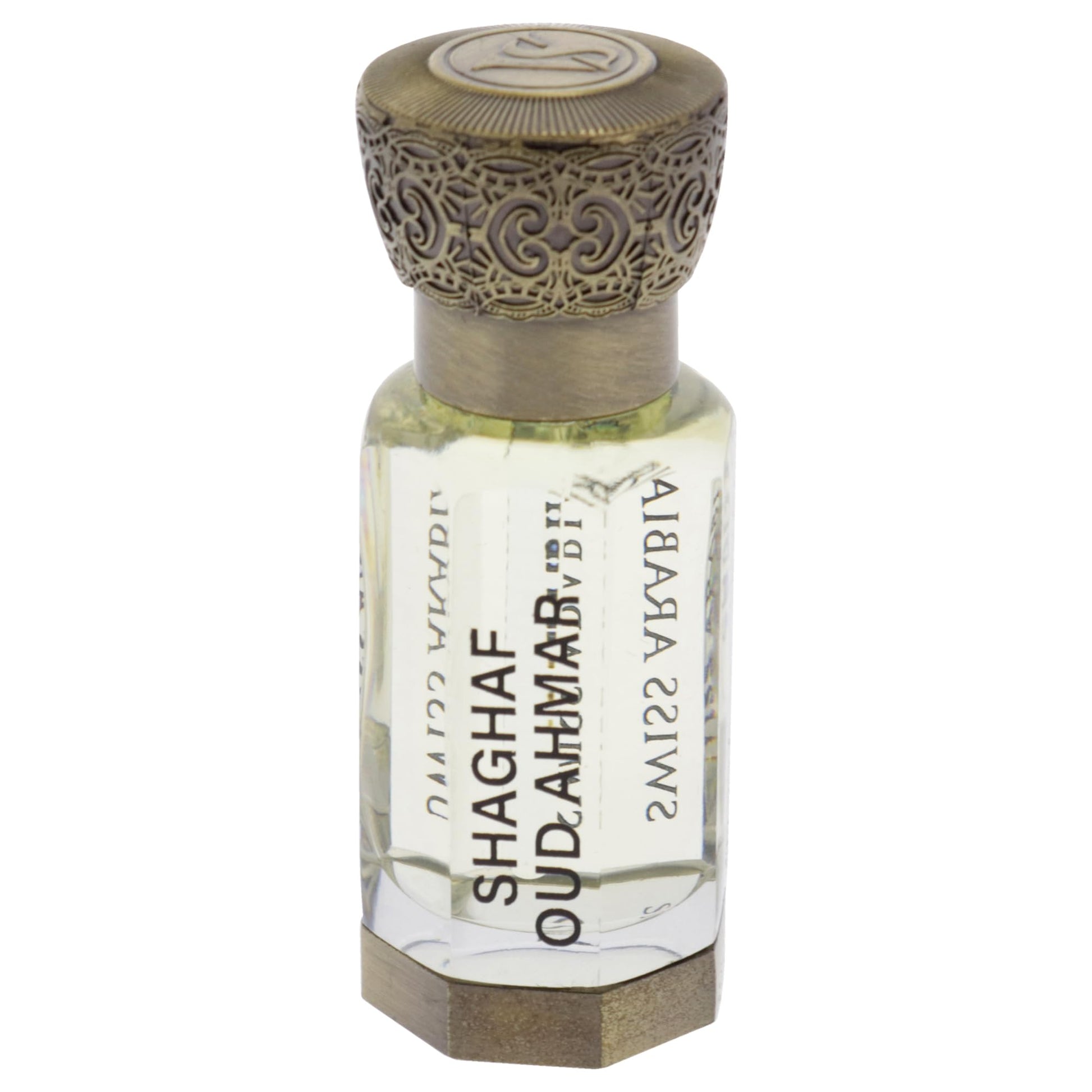 Swiss Arabian Shaghaf Oud Ahmar - Luxurious Concentrated Perfume Oil - Long Lasting Artisan Perfume with Notes of Iris, Amber, and Vanilla - 0.4 oz - Medaid International