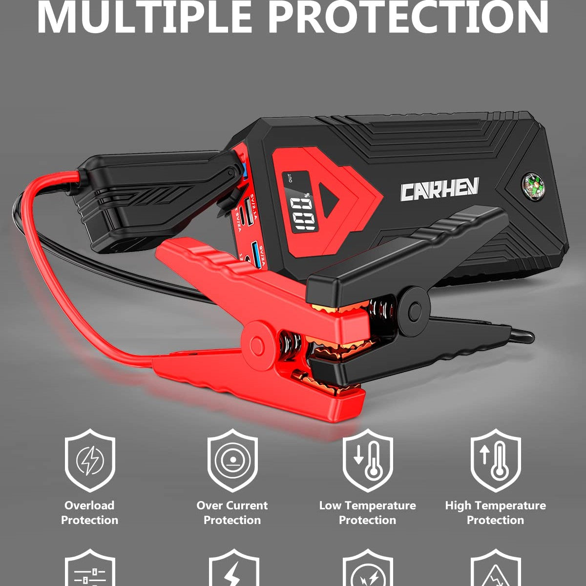 Powerful Car Battery Jump Starter